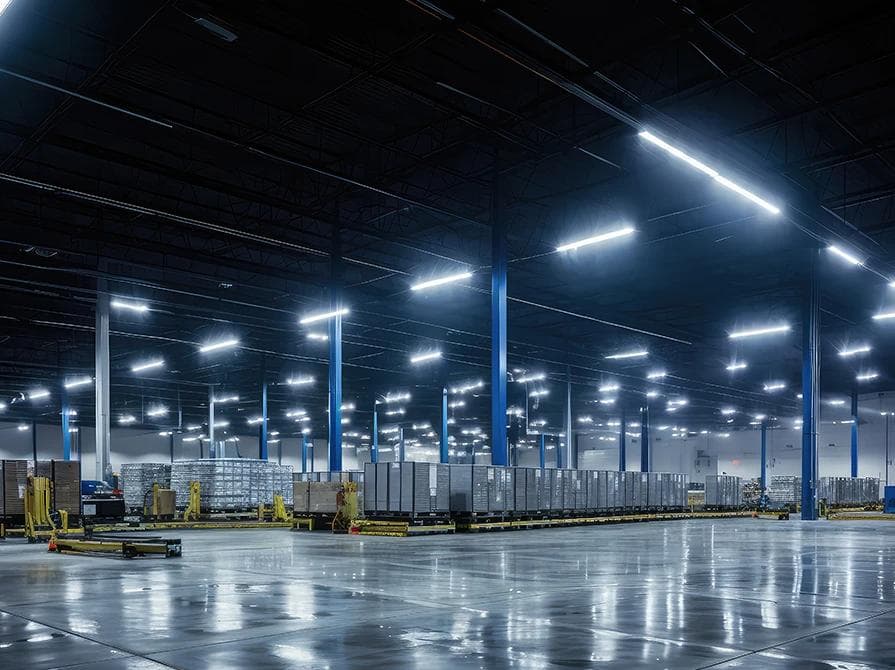 Factory LED Lighting Retrofit
