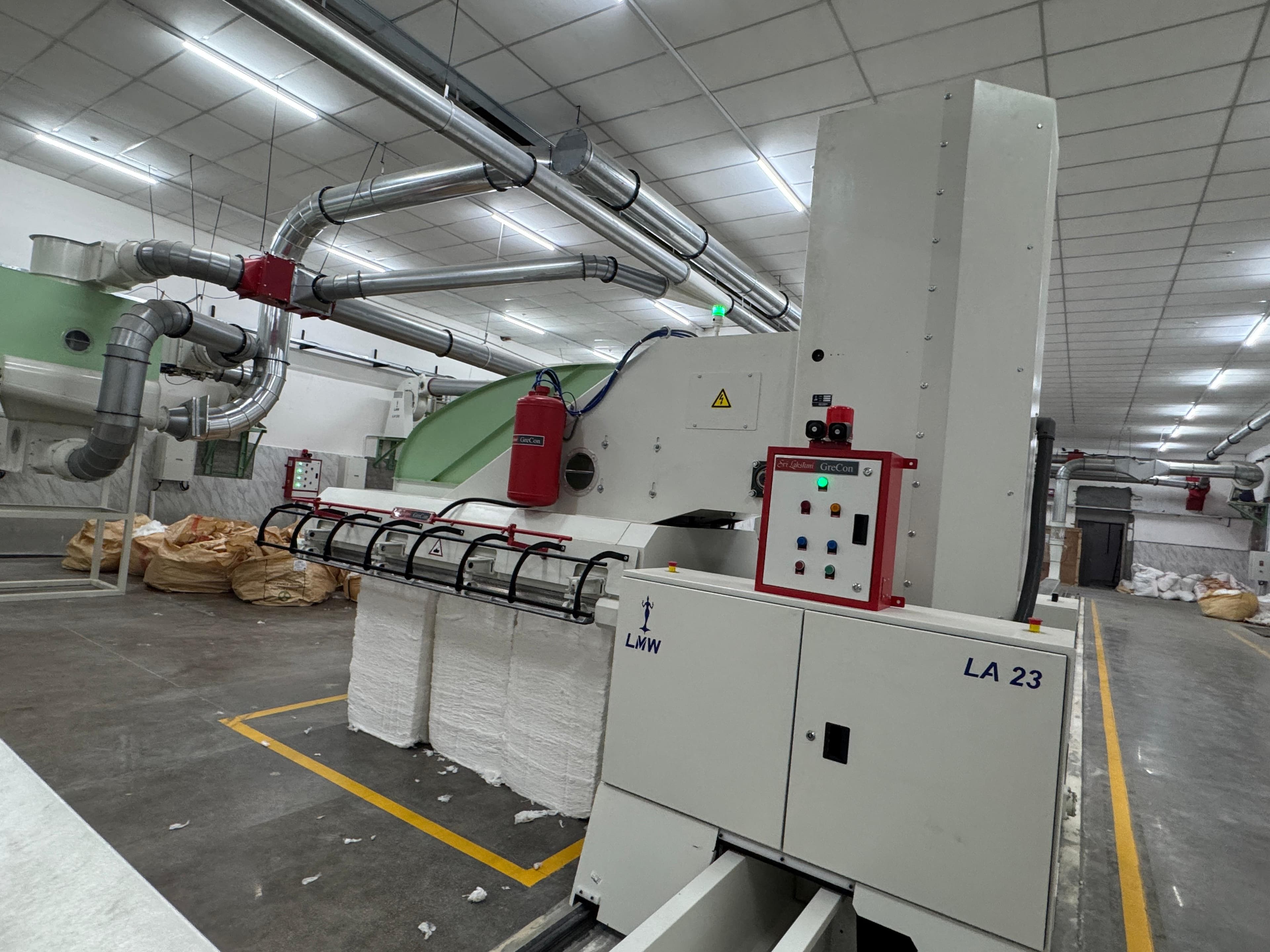 Textile Processing Line Commissioning